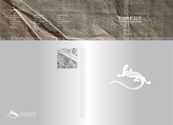 création brochure print design DIRECT IMPRESSION