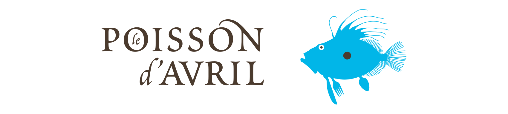 création logotype identité visuelle LE POISSON D'AVRIL
